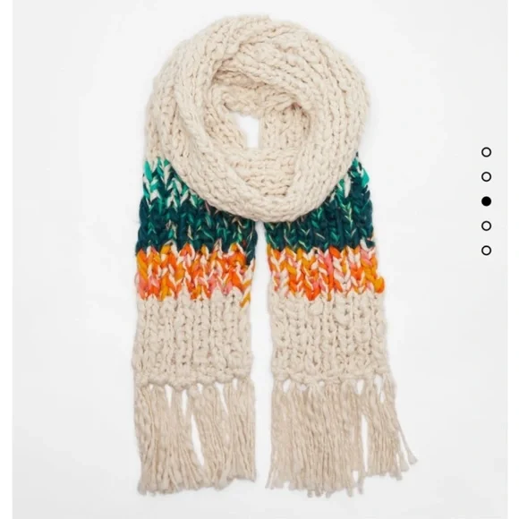 ZARA KNIT SCARF WITH FRINGES - Picture 5 of 7